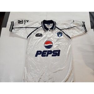 Vintage 90s Comunicaciones FC Pepsi Soccer Jersey South Point Guatemala Promo Lg